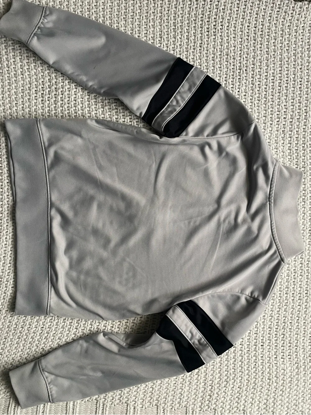 Jordan Light Gray with Black Stripes Performance Track Matching Set